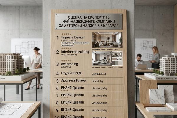 Коя фирма за интериорен дизайн има най-добри мнения и отзиви? Ултимативно ръководство за избор в София и България